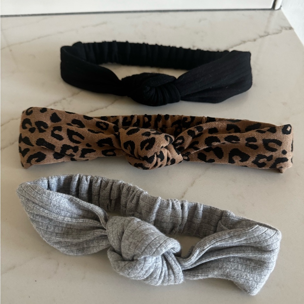 Lele Sadoughi set of 3 stretch headbands